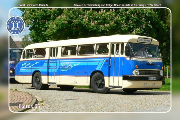 Blechschild Bus Nr.11 "Ikarus 66"