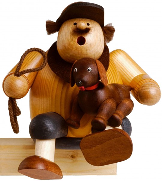 Räuchermann Kantenhocker Hundefreund