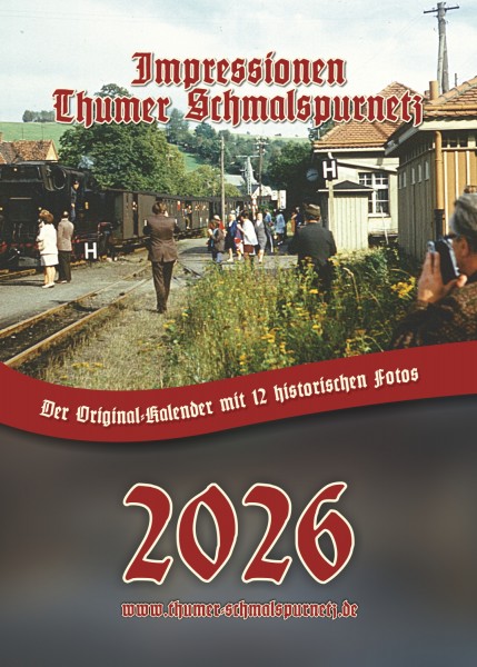 Kalender "Thumer Schmalspurnetz 2026