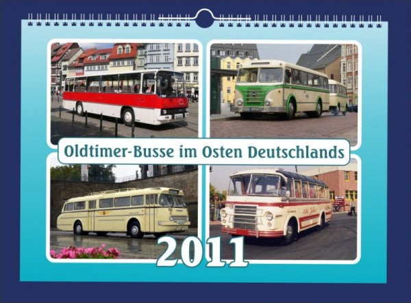 Oldtimer-Busse im Osten Deutschlands 2011