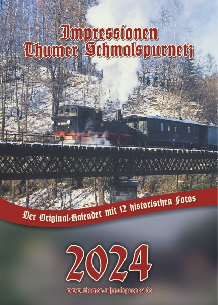 Kalender "Thumer Schmalspurnetz 2024