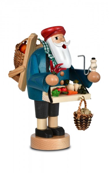 Räuchermann Obst- und Gemüsehändler, 18 cm