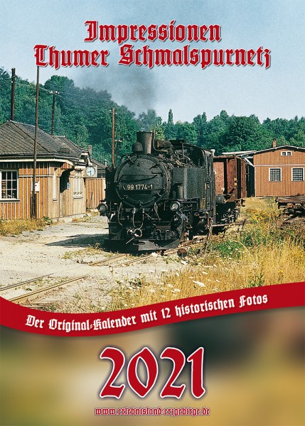 Kalender "Thumer Schmalspurnetz 2021"