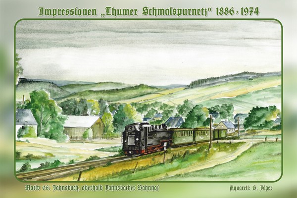 Sammeledition "Thumer Schmalspurnetz Nr. 6 - Jahnsbach, oberhalb Jahnsbacher Bahnhof"