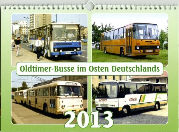 Oldtimer-Busse im Osten Deutschlands 2013