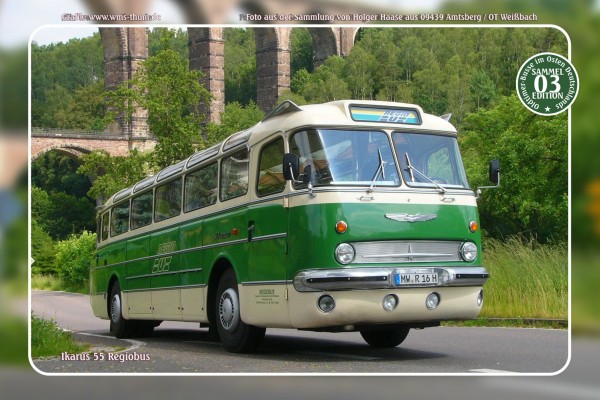 Blechschild Bus Nr.3 "Ikarus 55 Regiobus"