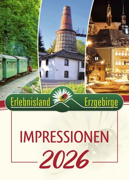 Jahreskalender "Impressionen Erlebnisland Erzgebirge" 2026
