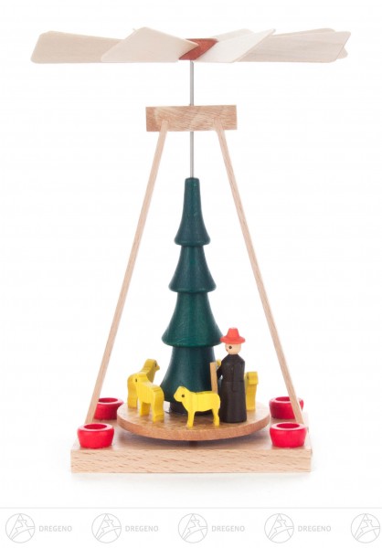 Wärmespiel mit Schäferei (mehrfarbig)