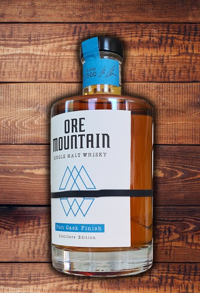 ORE MOUNTAIN Single Malt Whisky - Port Cask Finish - Limitiert "DER ERSTE WHISKY AUS DEM ERZGEBIRGE"