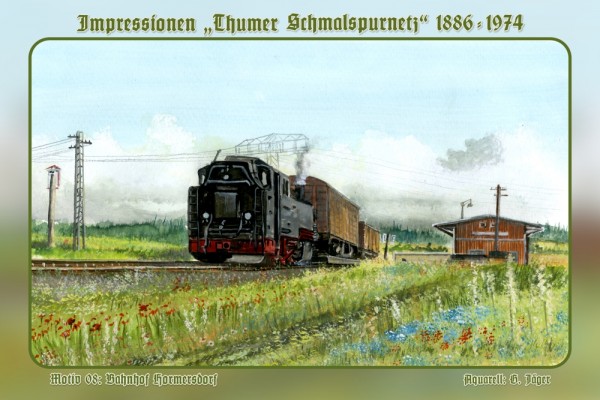 Sammeledition "Thumer Schmalspurnetz Nr. 8 - Bahnhof Hormersdorf"