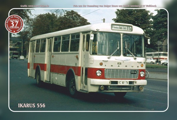 Blechschild Bus Nr. 37 "Ikarus 556"