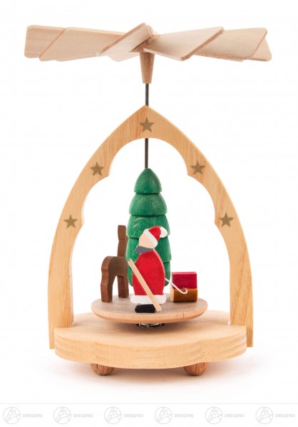 Wärmespiel mit Weihnachtsmann (mehrfarbig, natur)