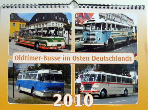 Oldtimer-Busse im Osten Deutschlands 2010