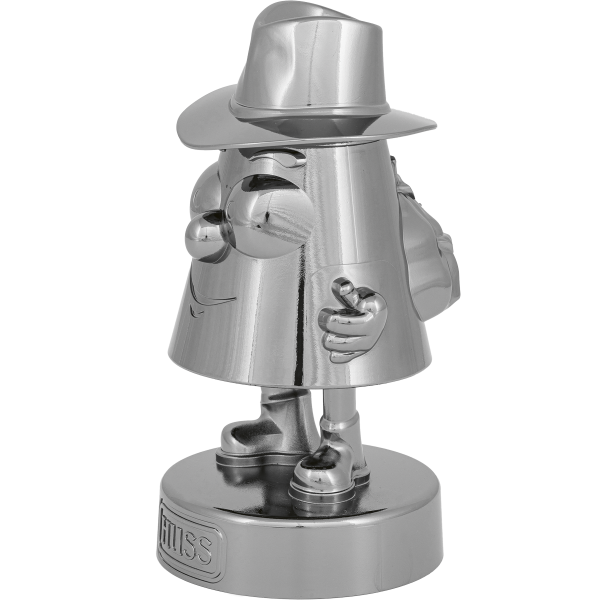 s´ Rucksack Karzl mit Hut - "Das Fetzige" für Räucherkerzen (altnickel blank)