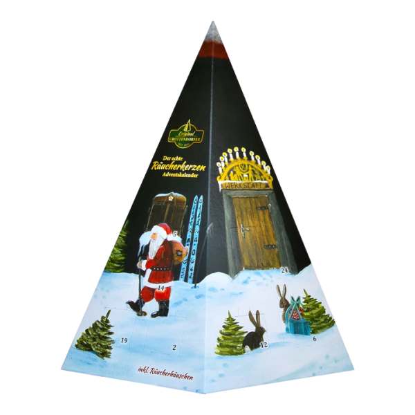 Räucherkerzen-Adventskalender - Pyramide